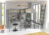 Pino Grey High Sleeper - room